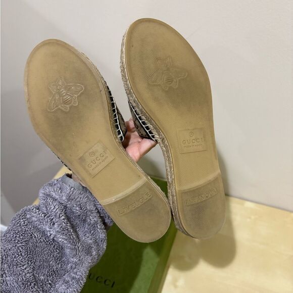 Gucci GG Marmont Espadrilles Slides - Picture 4 of 10
